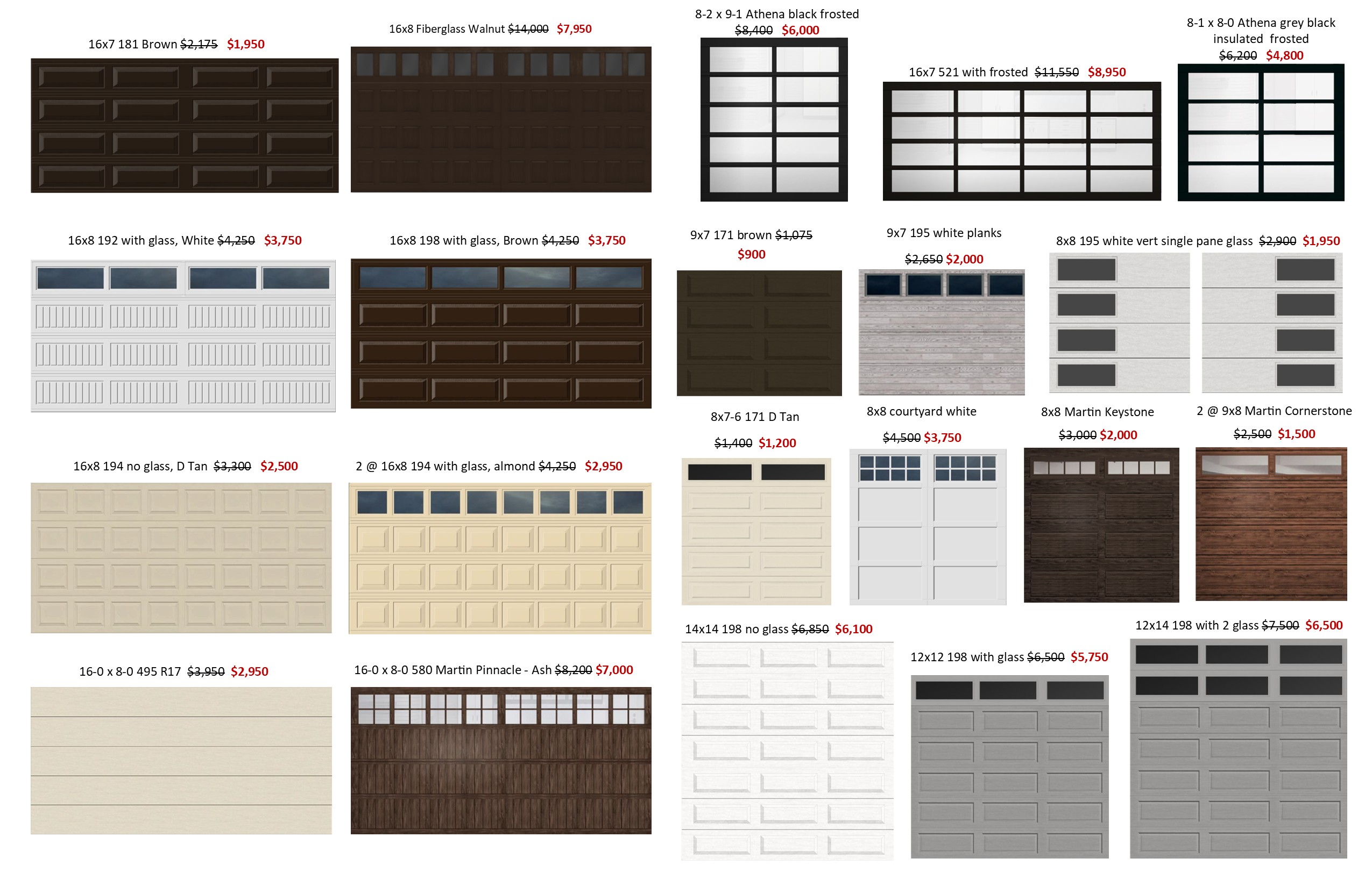 Discounted Doors